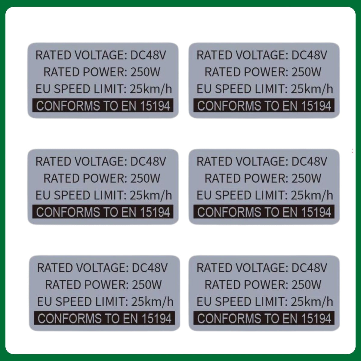 Ebike modification kit stickers,36V 48V 250W Electric Bike Lable,Compataible for Bafang Tongsheng and other Brand Conversion Kit
