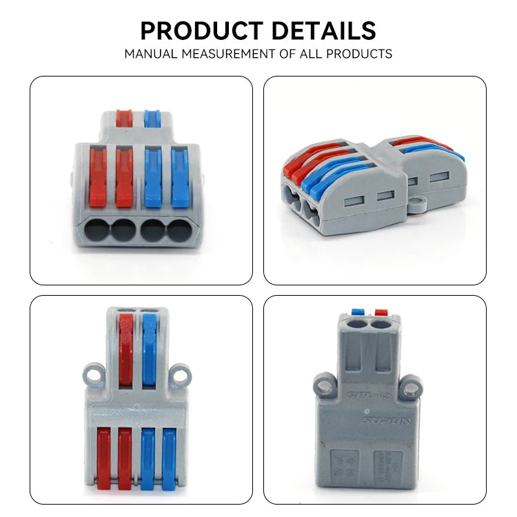 Push-In Wire Connector Splitter | 1-In Multi-Out | 32A 250V