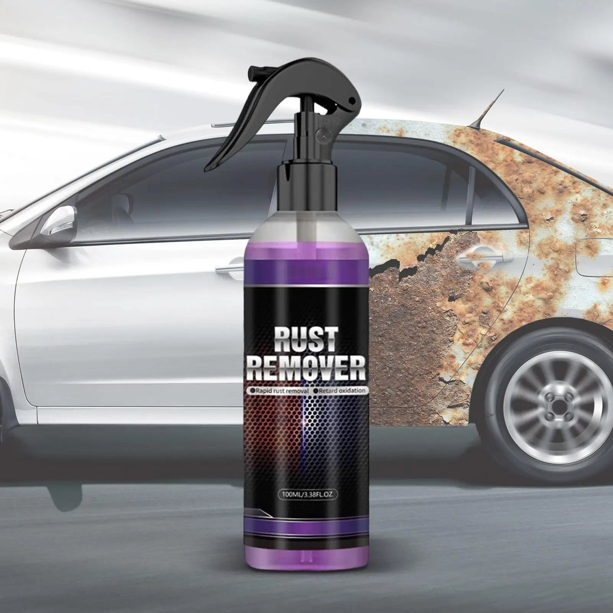 100ml Removal Cleaning Spray Rust Remover For Metal Rust Removal Spray for Beginners Family Automotive Interior Truck SUVs