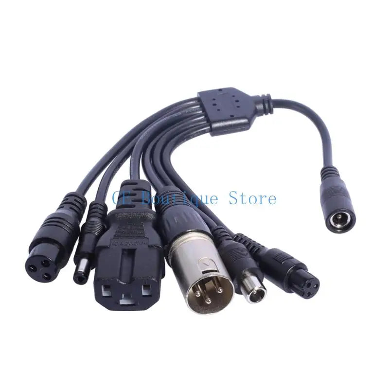 1-to-6 Charging Adapter Set | 5.5x2.1mm to 6 Plugs | E-Scooter