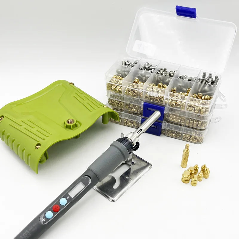 Brass Insert Nut Kit | M2–M4 Heat-Set | 3D Printer Accessory