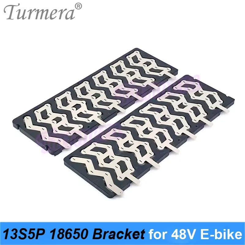 Turmera 48V Silver Fish Battery Bracket | 13S5P | 15A BMS | E-Bike
