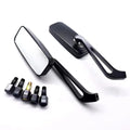 Universal Side Mirrors | Adjustable Rear-View Pair | 8mm/10mm Thread