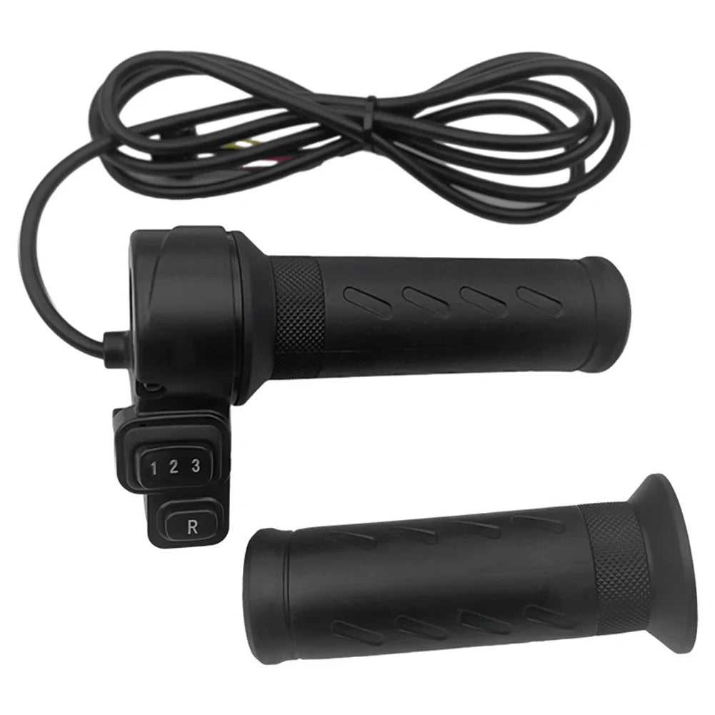 3-Speed Twist Throttle | 24V–72V | E-Bike & Scooter