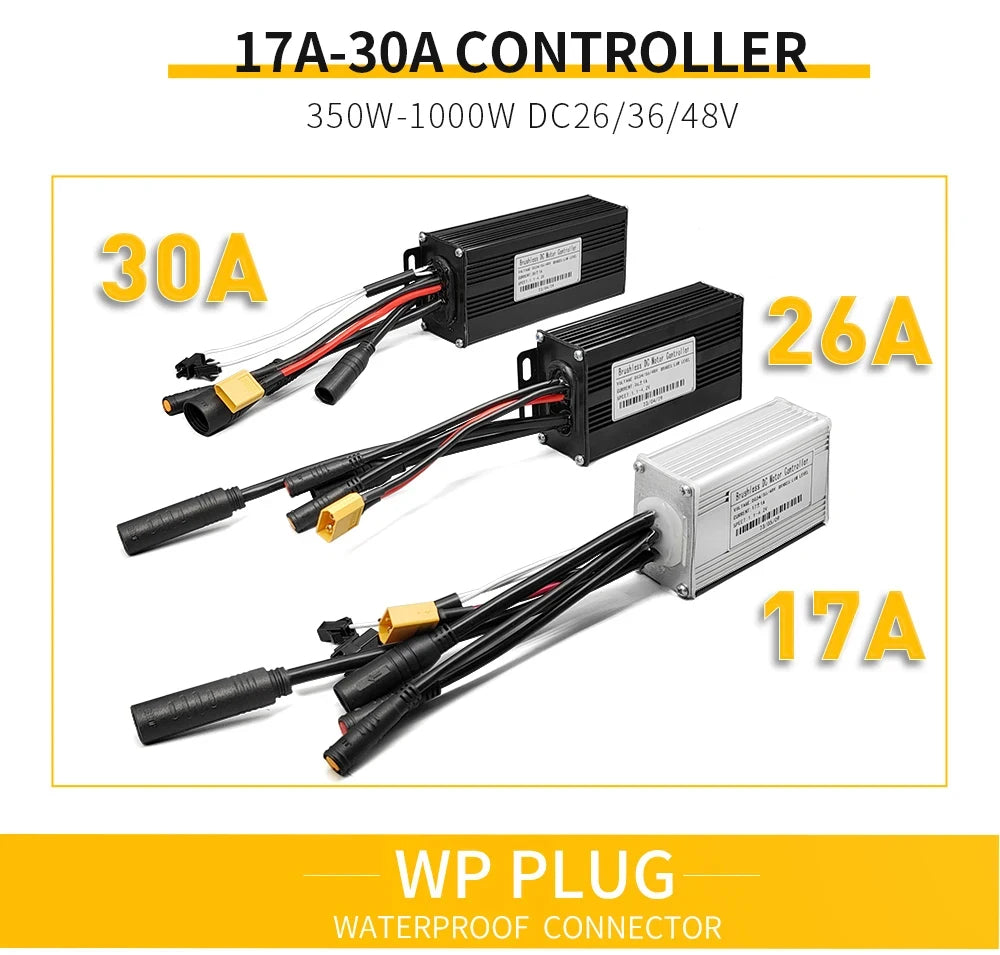 E-Bike Sine Wave Controller | S966 Display Ready | 24/36/48V