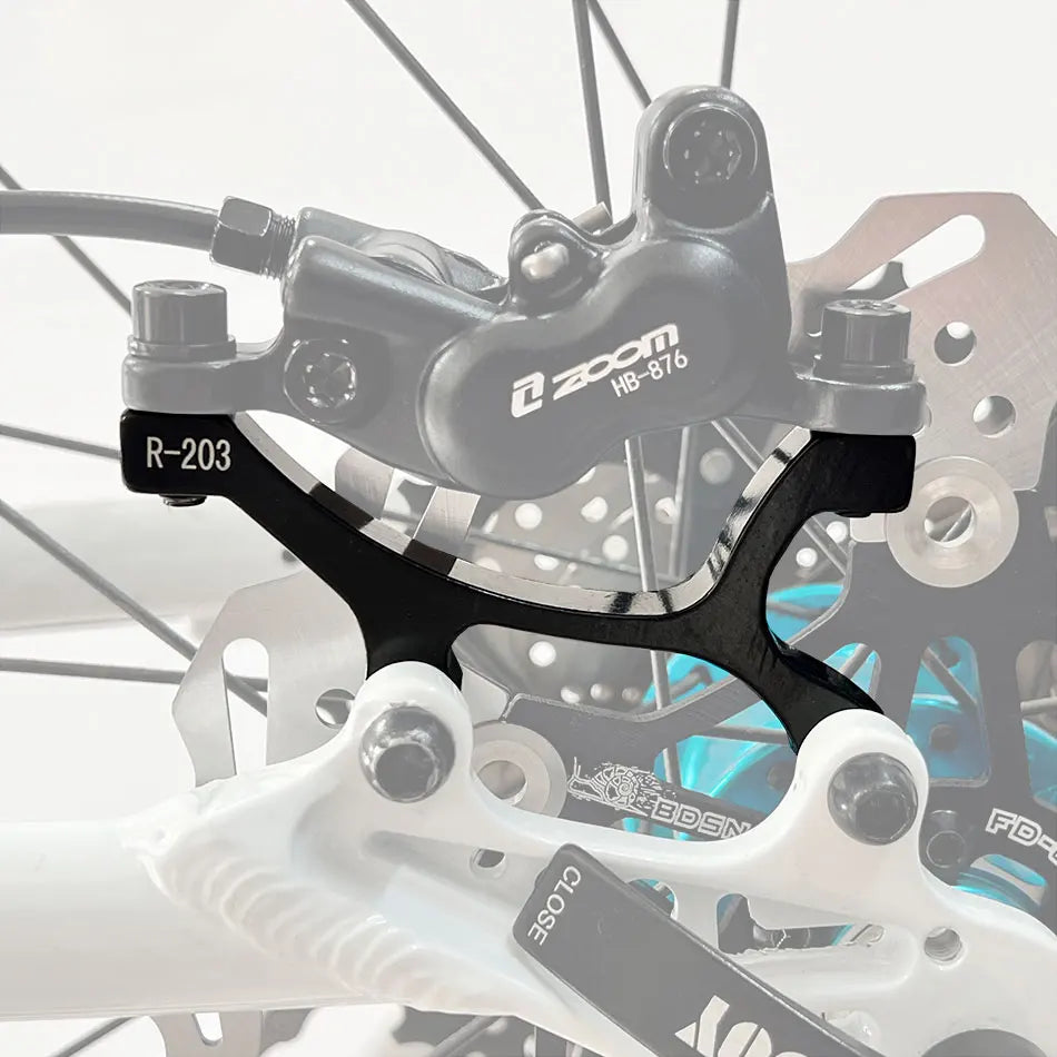 ZOOM HB-876E 4-Piston Hydraulic Disc Brake | Motor Cut-Off | 160/180/203mm