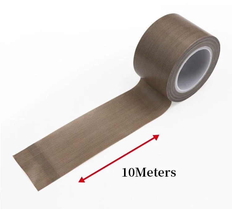 PTFE Adhesive Cloth Tape | 0.13/0.18mm High-Temp | Vacuum Sealing Insulation