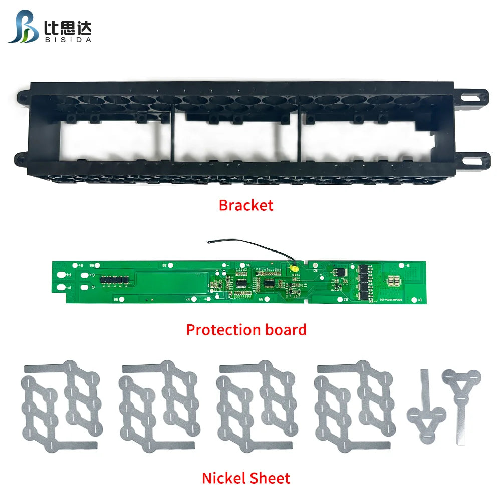 Bisida 10S 36V 15A BMS | Split Port w/ NTC | Li-Ion Pack