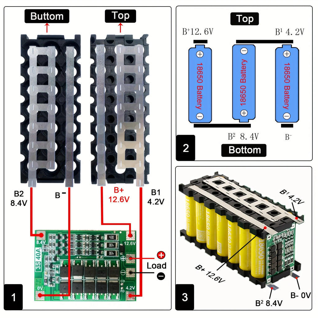 DIY 18650 Lithium Battery Box Pack