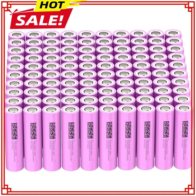 18650 Battery INR18650-26E 2600mAh 3.7V Li-Ion High Current Rechargeable Power Cell