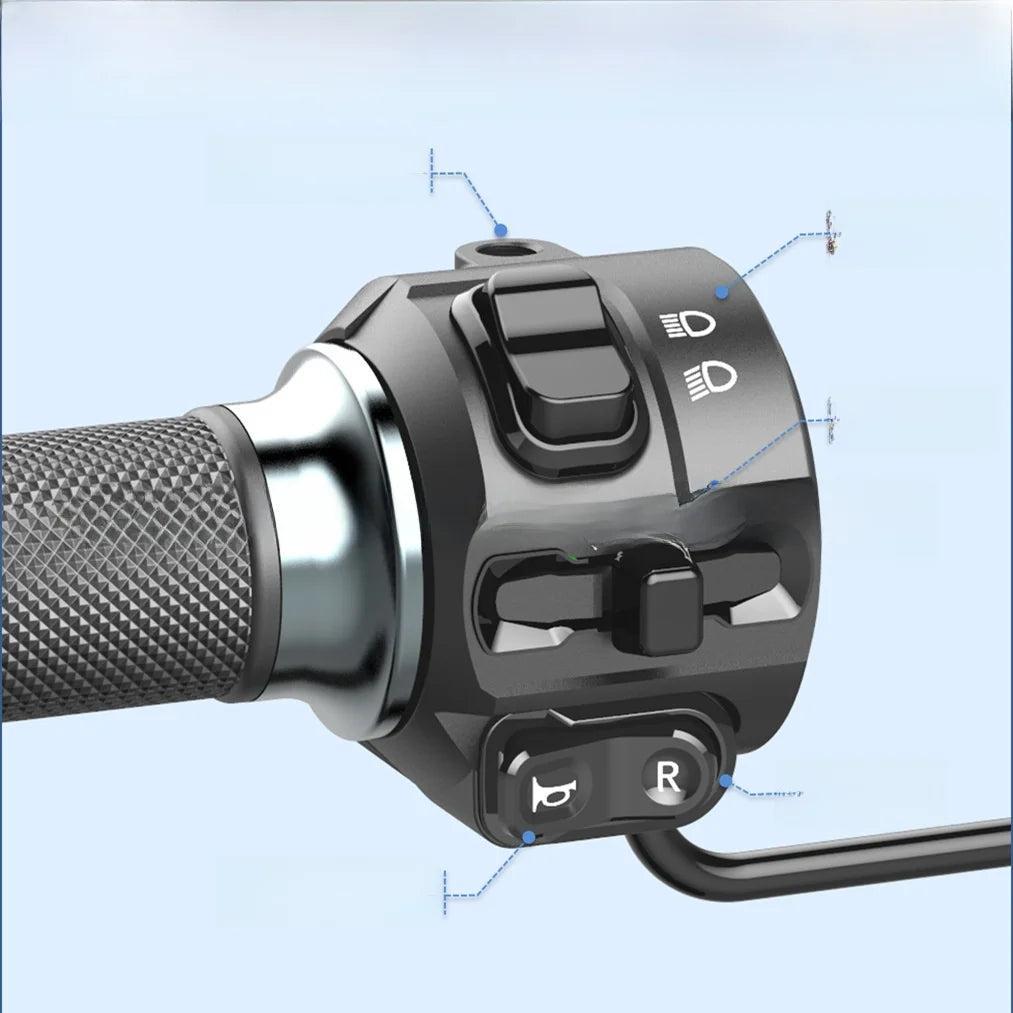 E-Bike Throttle w/ Speed Governor | Integrated Switch