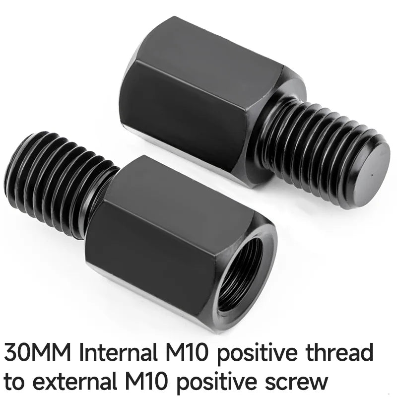 Mirror Extension Adapters | M8/M10, Left & Right Thread | Motorcycles