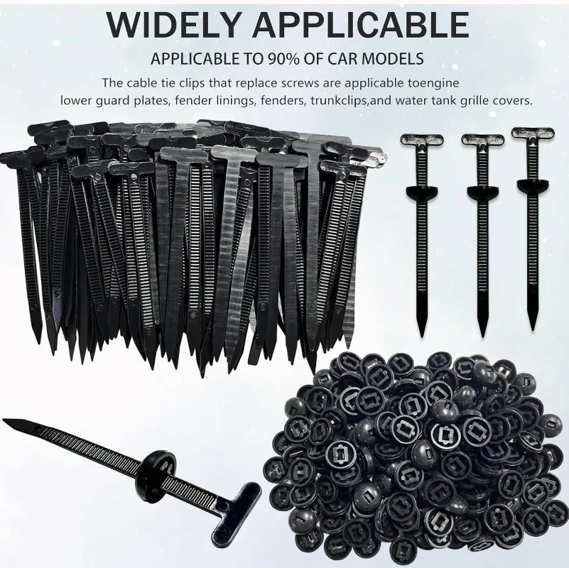 Nylon Cable Ties (1000 pcs) | Self-Locking Heavy Duty | Buckle