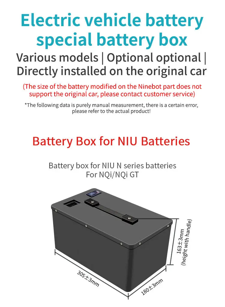 NIU/Ninebot/SOCO Battery Case | Aluminum Replacement Shell | E-Moto