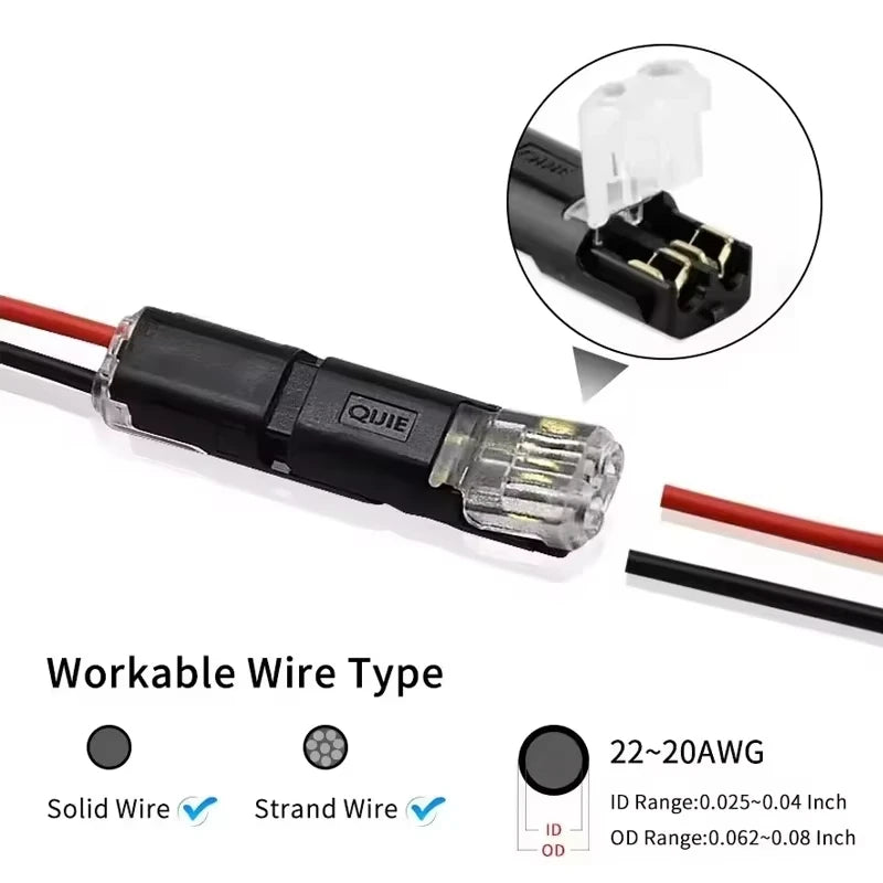 No-Strip Quick Wire Connectors | Dual-Line | Automotive