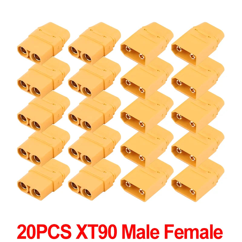 XT90 Connector Plugs | Male & Female | RC LiPo / Drone