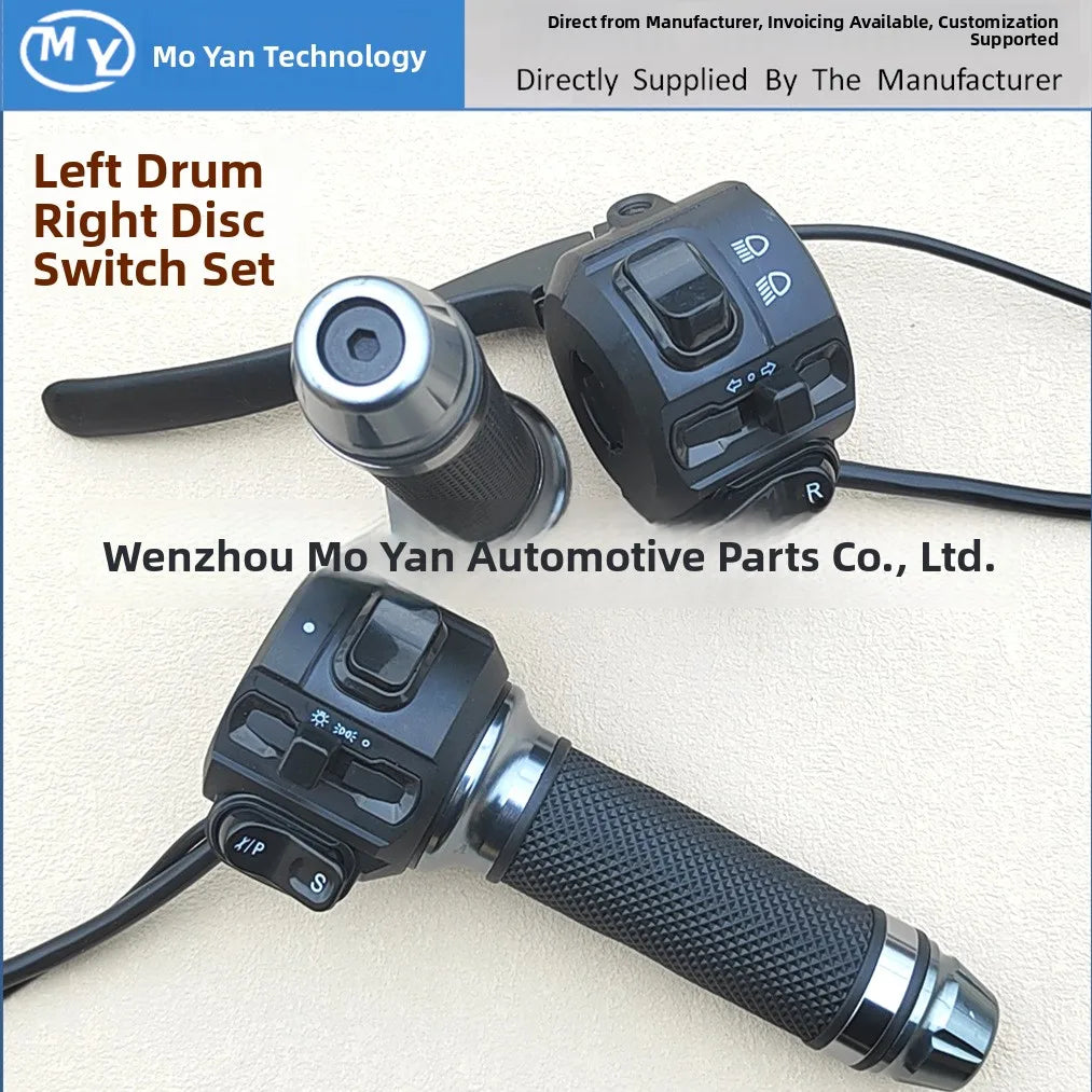 E-Bike Throttle w/ Speed Governor | Integrated Switch