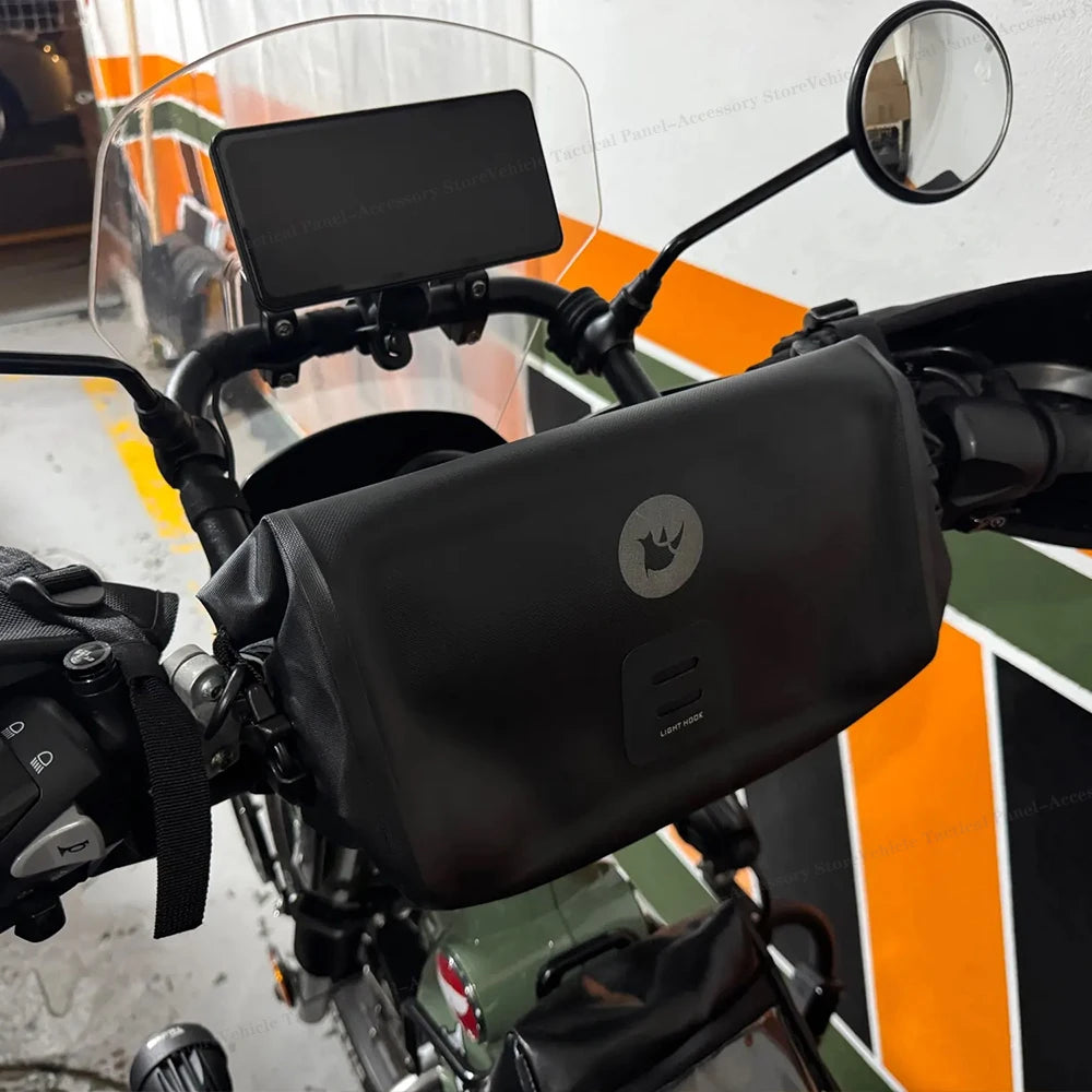 Motorcycle Molle Panel universal navigation bracket multifunctional crossbar mobile phone GPS fixed bracket riding equipment