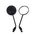 Universal Motorcycle Mirrors | 8mm Adjustable | Pair, Black