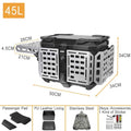 Aluminum Top Box 45L | Waterproof Trunk | Universal Moto Fit