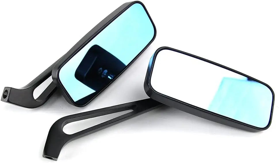 Universal Side Mirrors | Adjustable Rear-View Pair | 8mm/10mm Thread