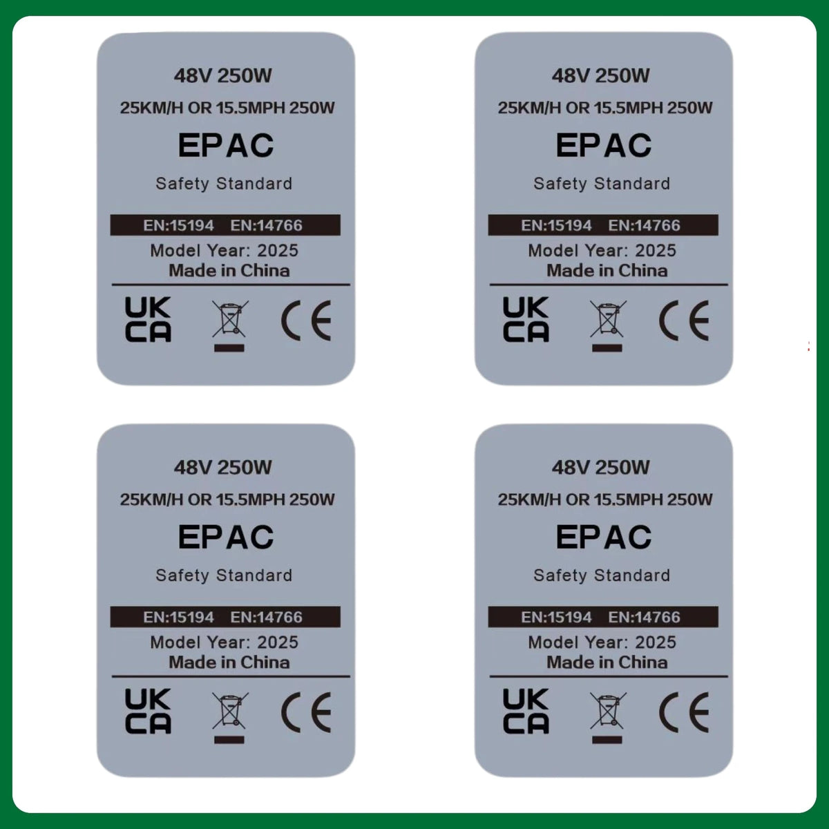 Ebike modification kit stickers,36V 48V 250W Electric Bike Lable,Compataible for Bafang Tongsheng and other Brand Conversion Kit