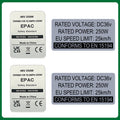 E-Bike Conversion Stickers | 36V/48V, 500W–1500W Labels | Bafang & Tongsheng Compatible