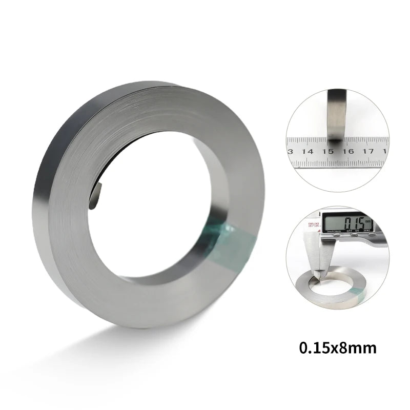 Nickel Strip Roll 10m | 0.2 x 8mm | Battery Spot Welding