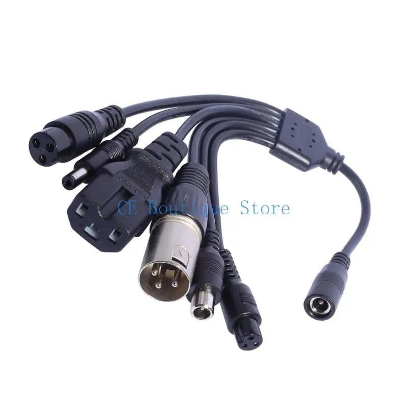 1-to-6 Charging Adapter Set | 5.5x2.1mm to 6 Plugs | E-Scooter