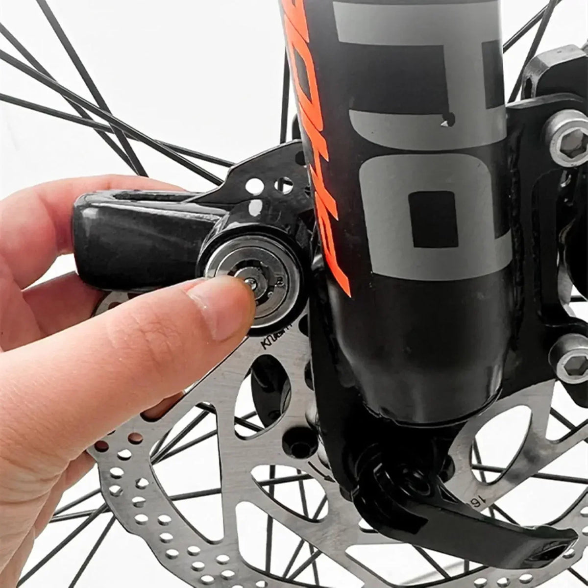 Disc Brake Lock | Anti-Theft Security for Bicycles & Motorcycles | Black/Red/Blue