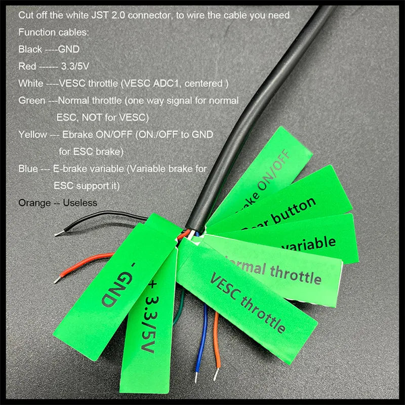 SPIN-Y2 Two-Way Throttle | CNC Aluminum | VESC & Standard
