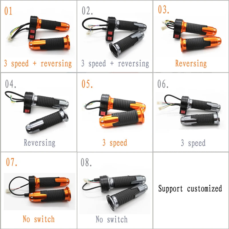 Twist Throttle | Universal 12–72V | E-Bike, Trike & Scooter