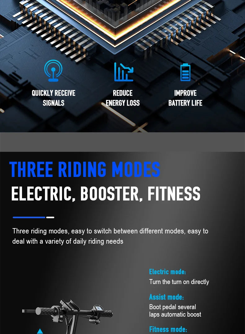 14-Inch Folding Electric Bicycle | 500W Motor, 48V 10.4Ah Lithium Battery | Portable City E-Bike