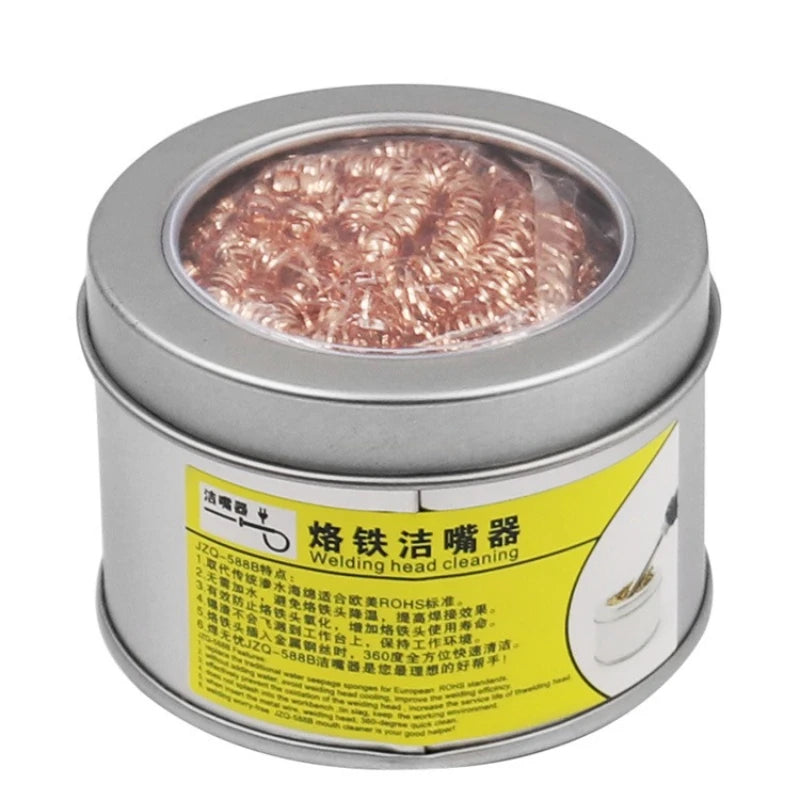 Soldering Iron Cleaning Ball | Brass Wire Sponge, No Water Needed | Tip Cleaner