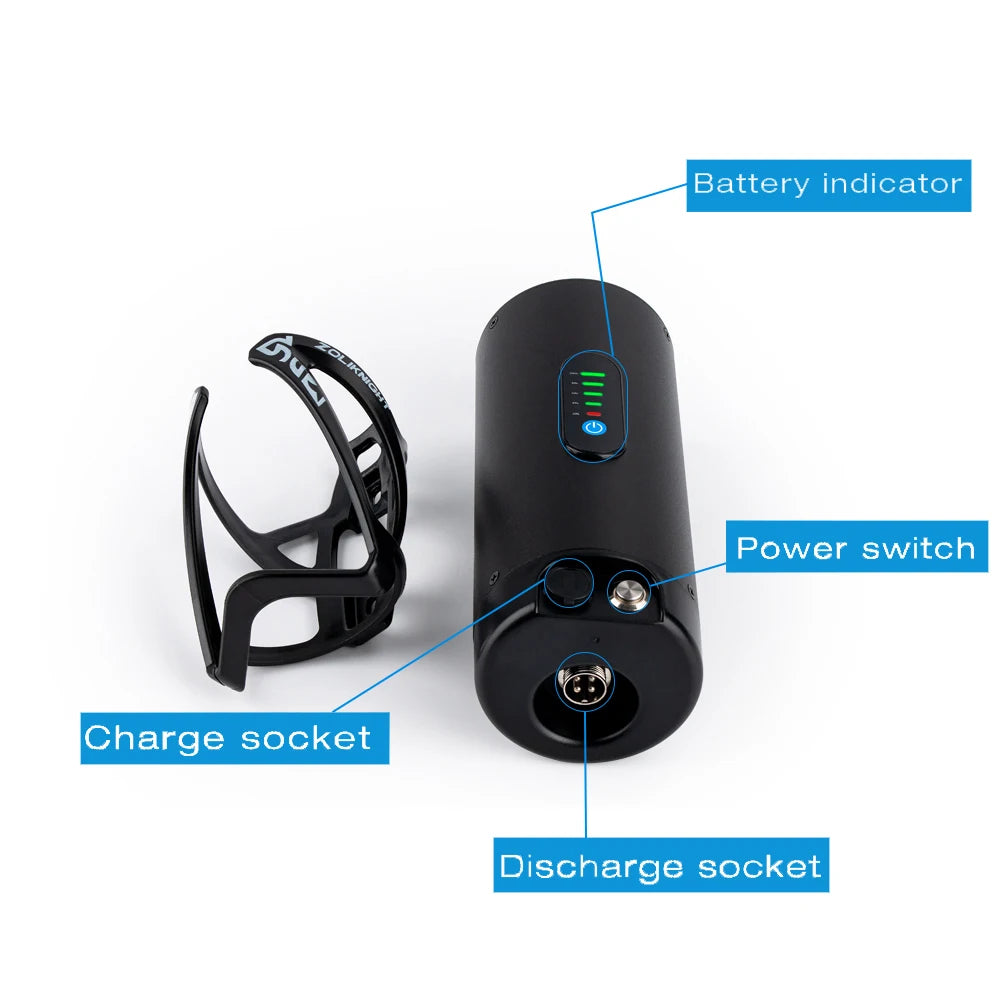 Mini Bottle E-Bike Battery 48V 7Ah | Bottle Cage Mount | Bafang/Tongsheng