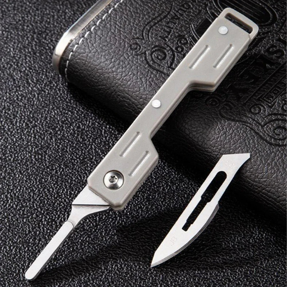 Mini Scalpel Folding Knife | Folding Utility Blade | EDC