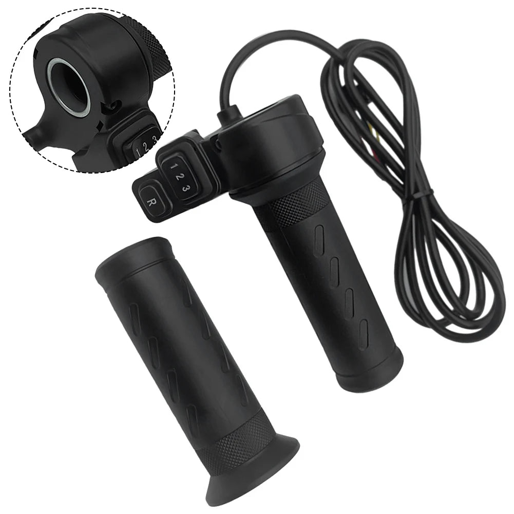 3-Speed Twist Throttle | 24V–72V | E-Bike & Scooter