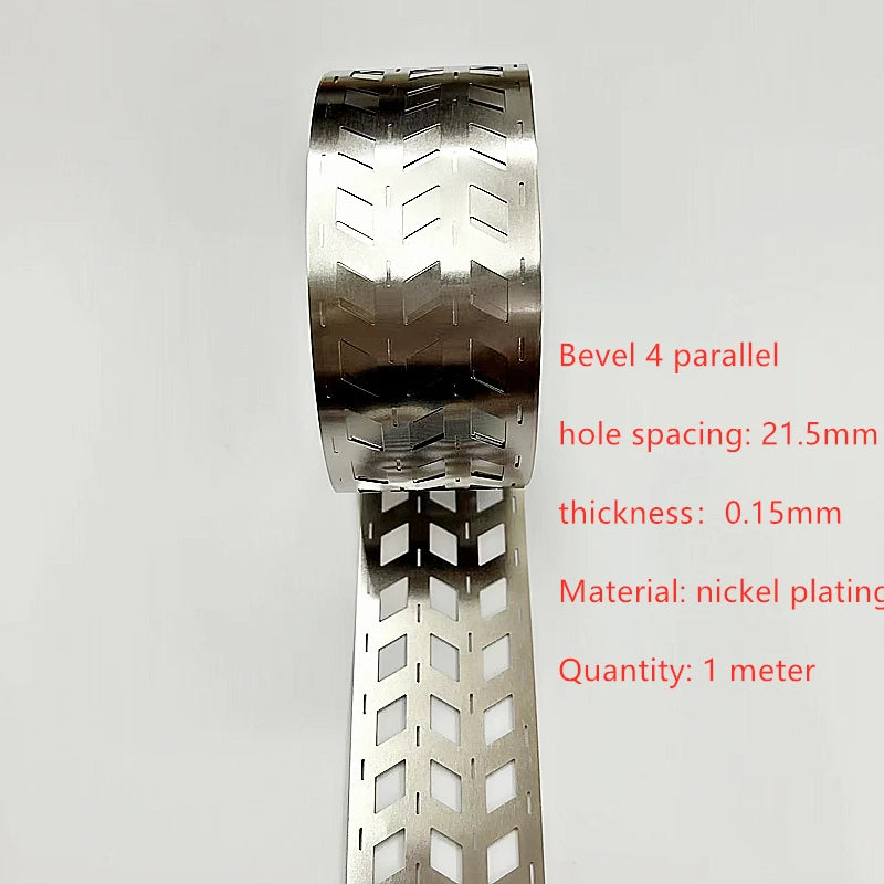 21700 Nickel Sheet 1m | Bevel Strip | Nickel-Plated