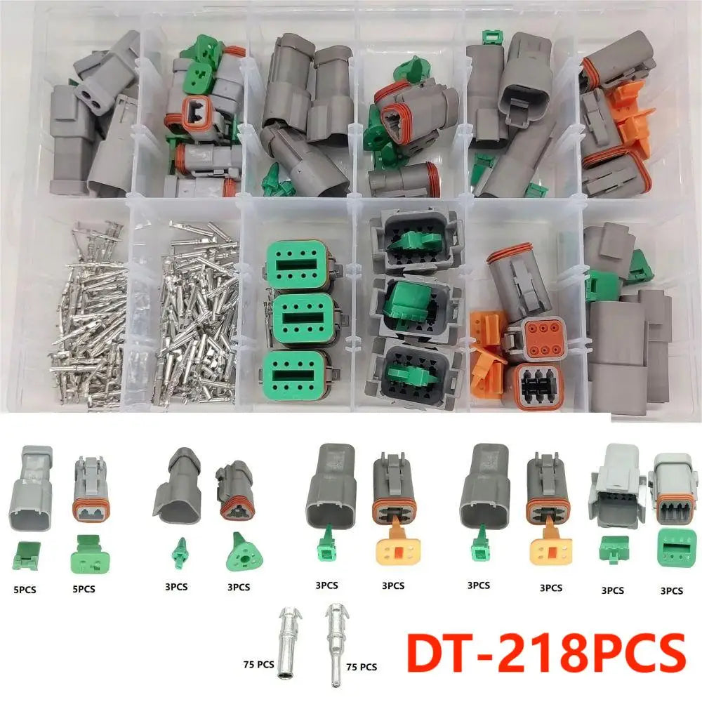 Deutsch DT Connector Kit | 2-12 Pin Waterproof | Auto Wiring