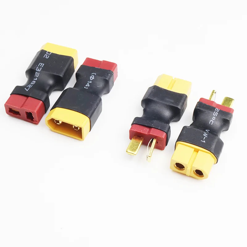 XT60 Adapter Plug Set | XT30/XT90/EC5/TRX Male–Female | RC LiPo