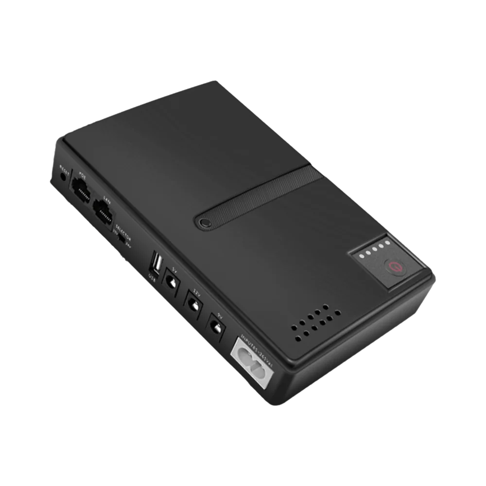 1018L 4*18650 Uninterruptible Power Supply Case  5V 9V 12V UPS Router Optical Cat Backup Power Supply No Batteries Included