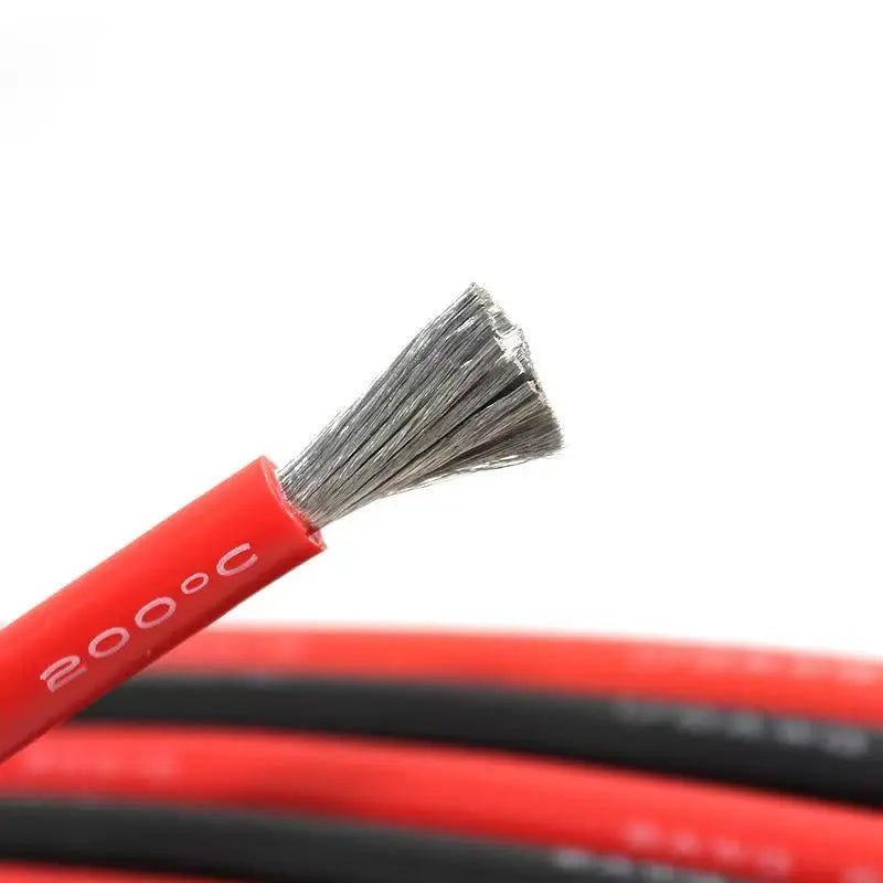 Super-Soft Silicone Wire | Red/Black 6–24AWG | Car Battery / Power