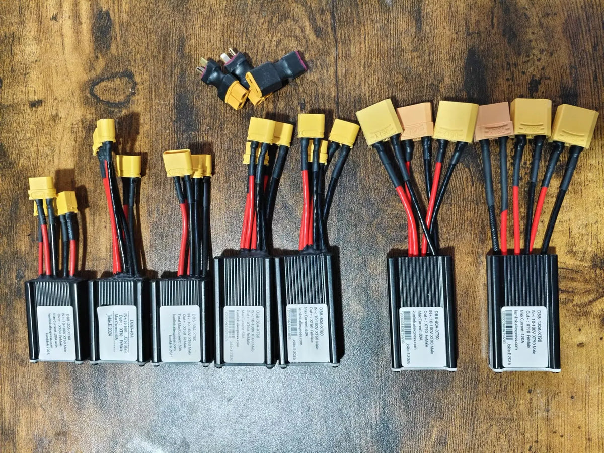 Dual Battery Adapter 12-72V | Parallel Discharge | E-Bike