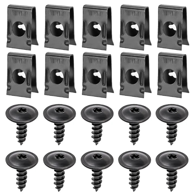 U-Clip Self-Tapping Screw Kit | Auto & Motorcycle