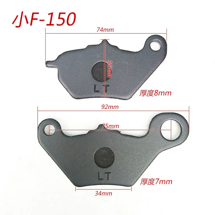 Motorcycle Disc Brake Pads | Front & Rear | 50cc–250cc, CBR, CRF, Scooter & Moped