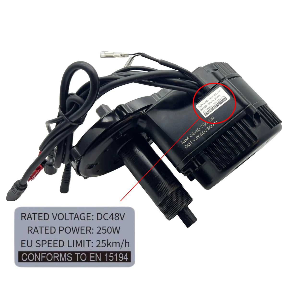 EBIKE Sticker, 36V 48V 250W Electric Bike Lable, Compataible for Bafang Tongsheng and other Brand 500W-1500W Conversion Kit