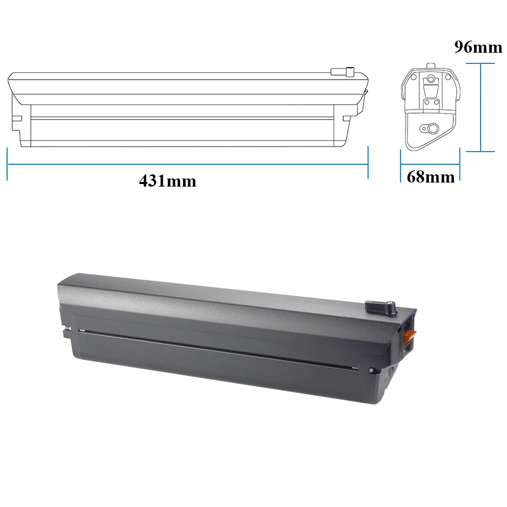 Hidden E-Bike Battery Shell | 36V/48V | Rebuild Housing
