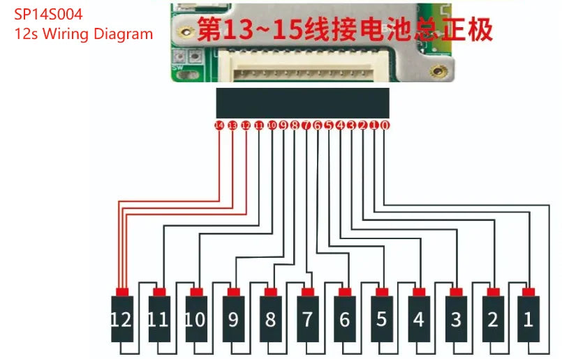 JBD Smart BMS | Bluetooth, 7S-14S | 40A/50A