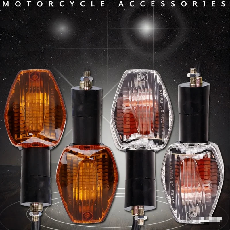 Motorcycle LED Turn Signal For HONDA CB400 SF Hornet CB1300 CB600 CB900 CBR600RR CBR1100XX CBR125R Amber Bullet Indicator