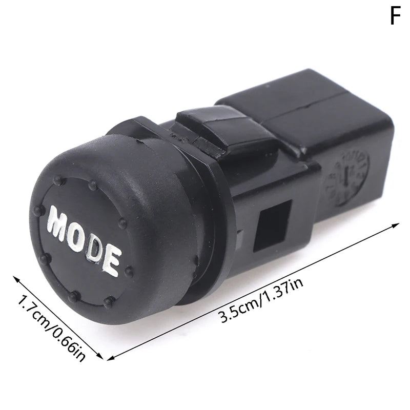 Black/Red Motorcycle Switches Button
